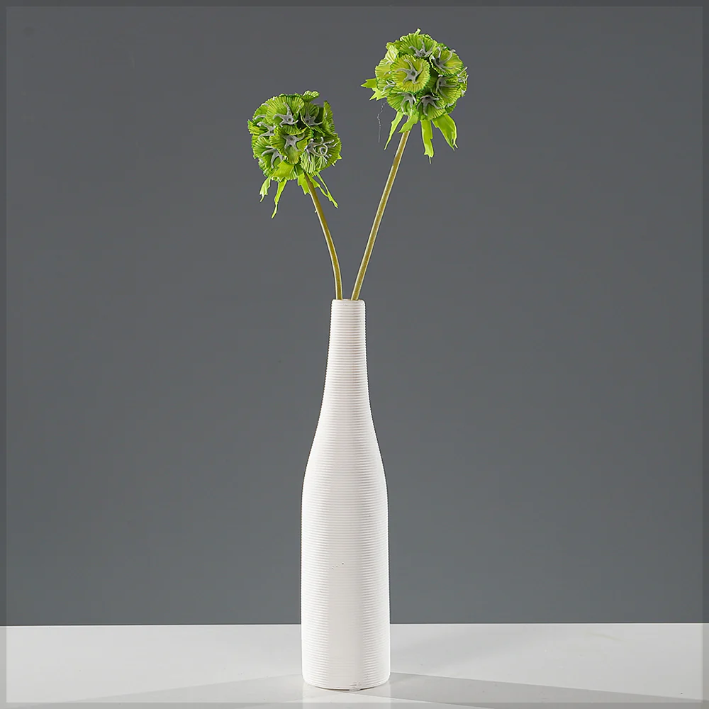 Artificial Scabiosa Pods Flower Stem - Image 4