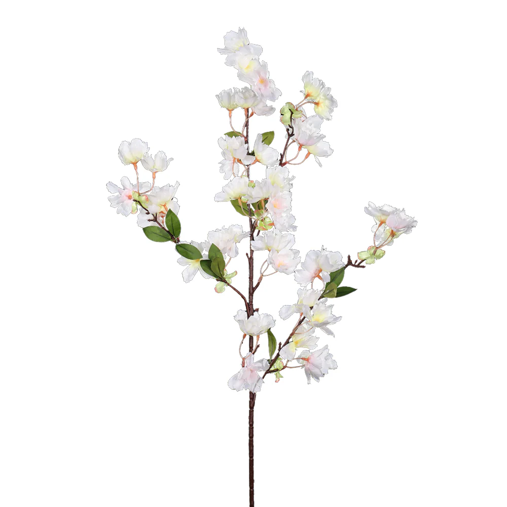 Artificial Single Stem Silk Cherry Blossom Flower(without vase) - Image 6