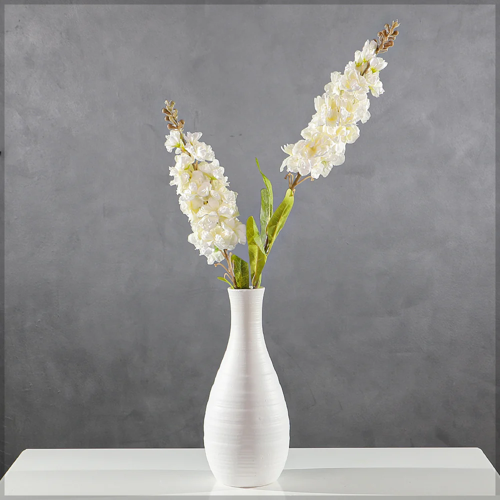 Artificial Silk Delphinium Flower Single Stem(without vase) - Image 17