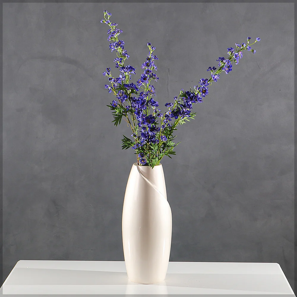 Artificial Silk Delphinium Flower Stem - Image 4