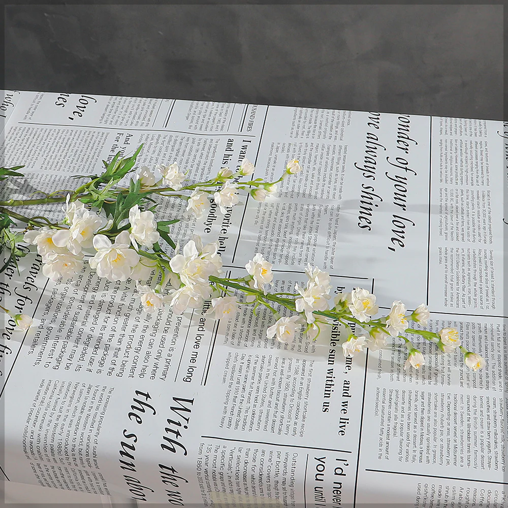 Artificial Silk Delphinium Flower Stem - Image 9