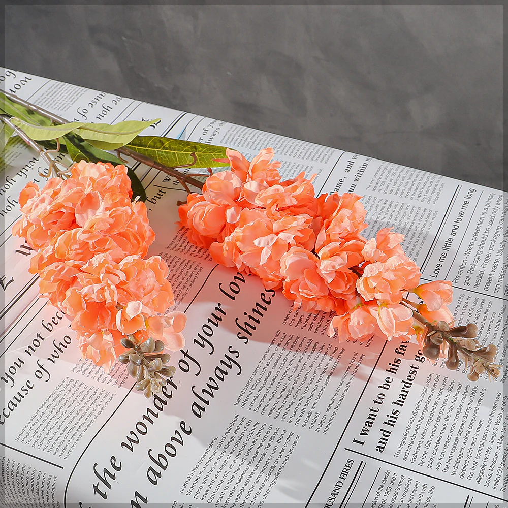 Artificial Silk Delphinium Flower Single Stem(without vase) - Image 3