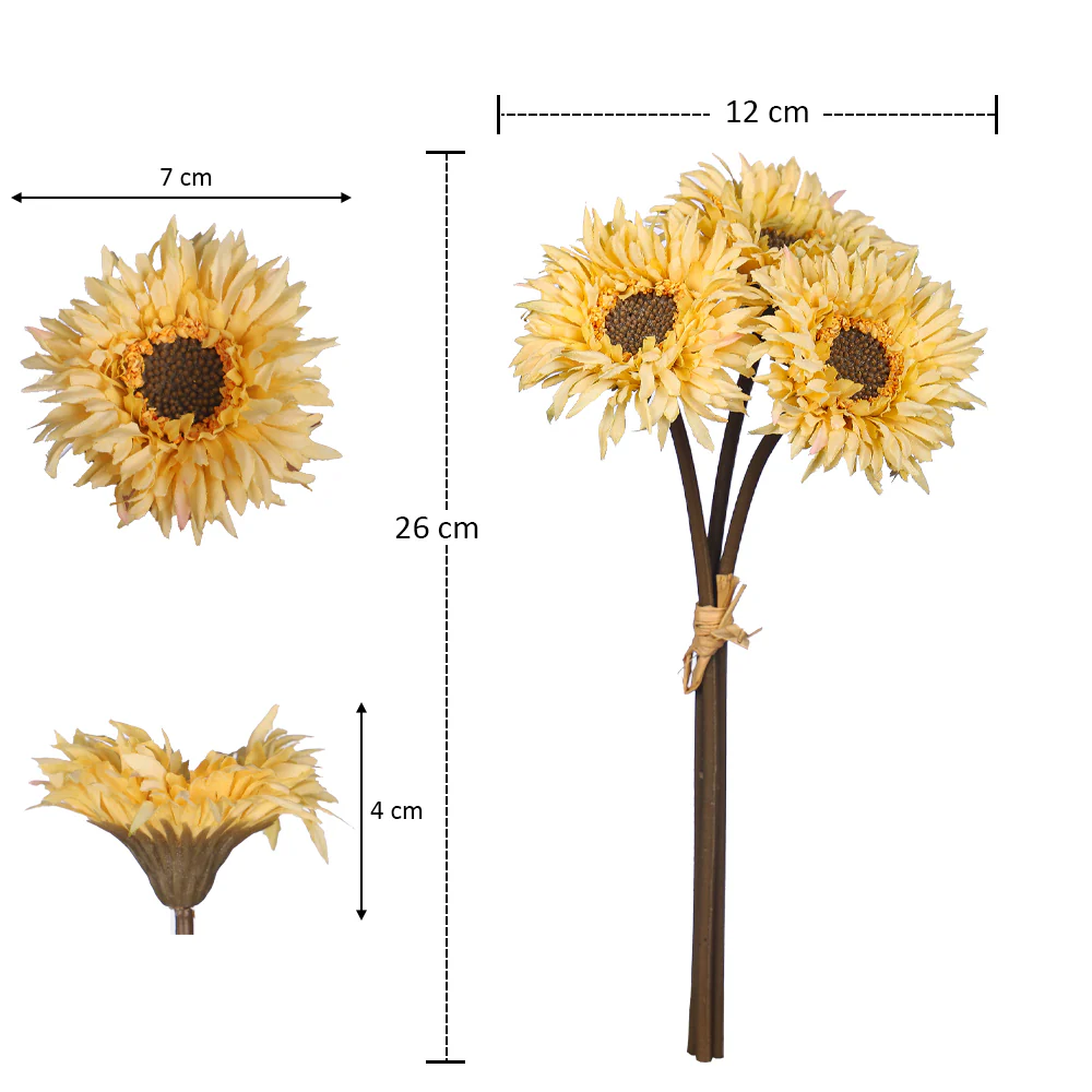Artificial Silk Gerbera Flower Single Bunch - Image 9