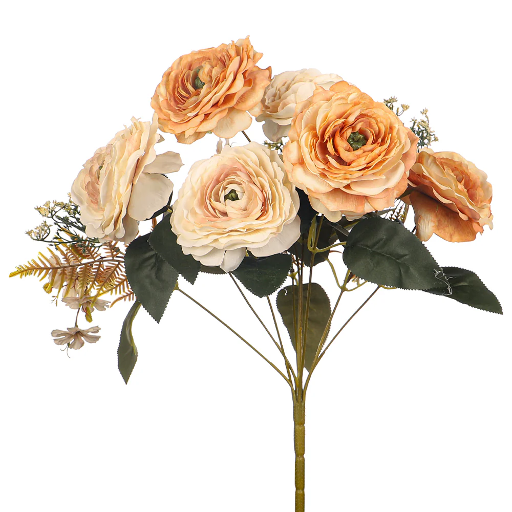 Artificial Silk Peony Flower Bouquet - Image 15