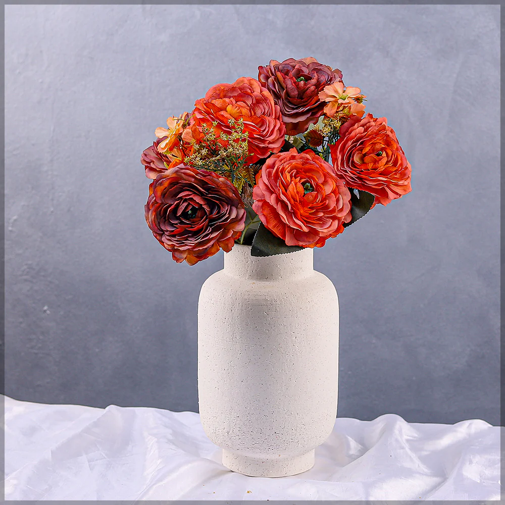 Artificial Silk Peony Flower Bouquet - Image 8