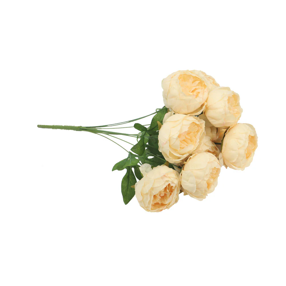 Artificial Silk Peony Flowers Single Bunch (without vase) - Image 15