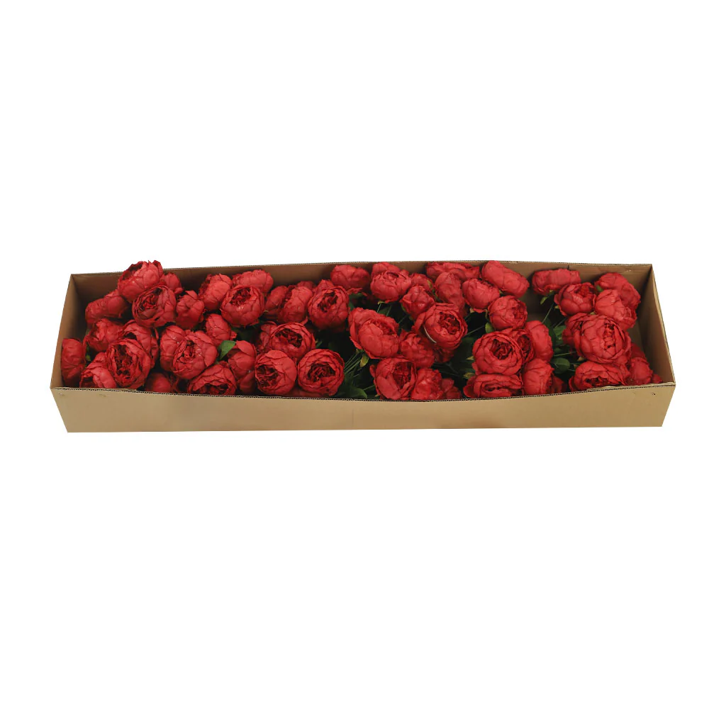 Artificial Silk Peony Flowers Single Bunch (without vase) - Image 24