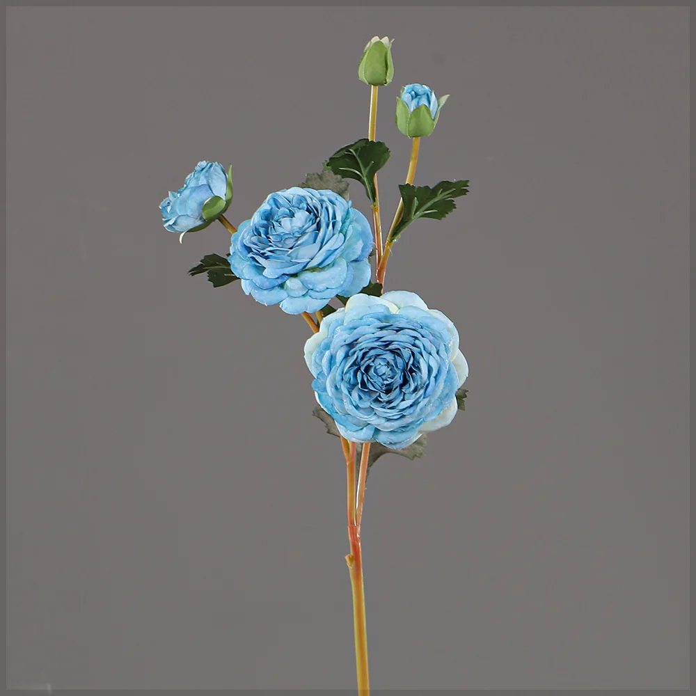 Artificial Silk Rose Flower Single Stem(without vase) - Image 13