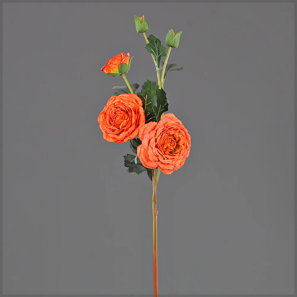 Artificial Silk Rose Flower Single Stem(without vase) - Image 9