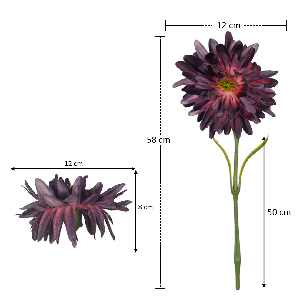 Artificial Single Gerbera Stem(without vase) - Image 8