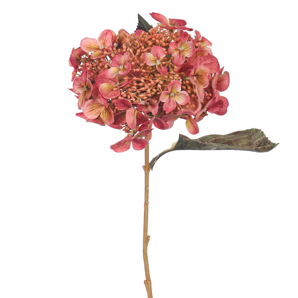 Artificial Single Hydrangea HD Flower Single Stem (without vase) - Image 3