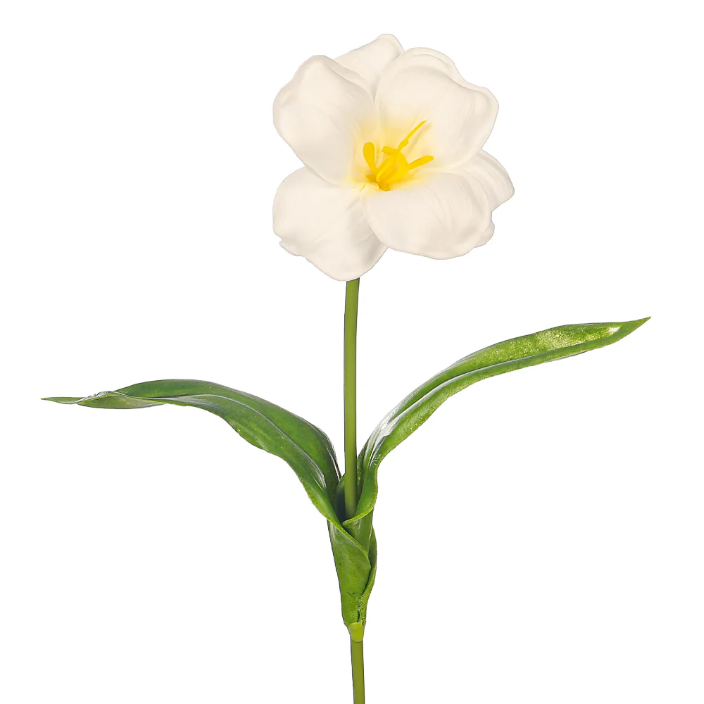 Vibrant Artificial Tulip Flower Single Stem(without vase) - Image 15