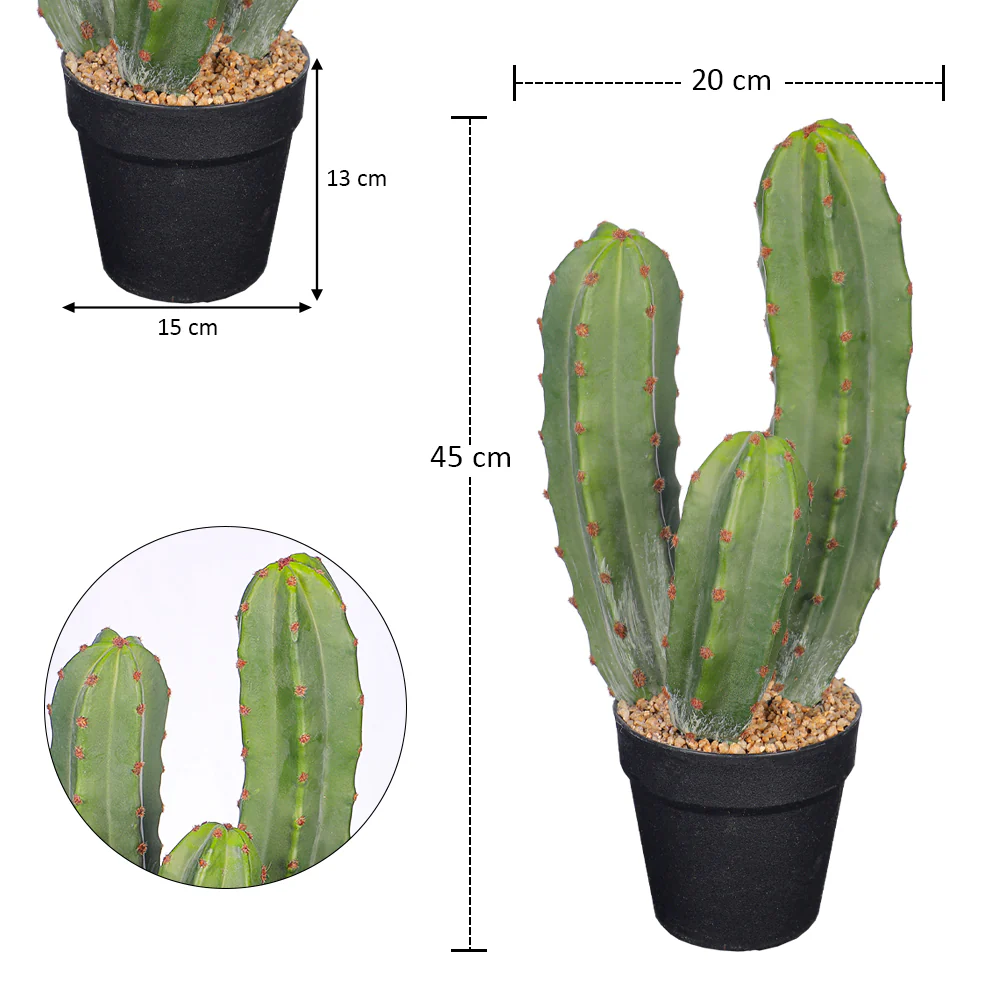Artificial Small Potted Cactus Plant - Image 5