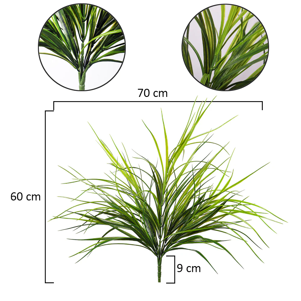 Artificial Sword Grass Single Bunch (without vase) - Image 2