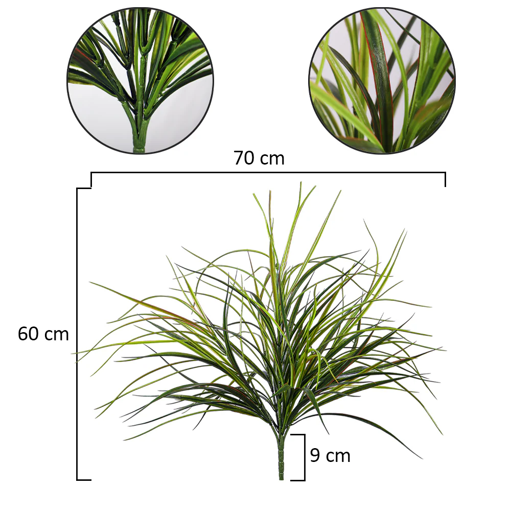 Artificial Sword Grass Single Bunch (without vase) - Image 6