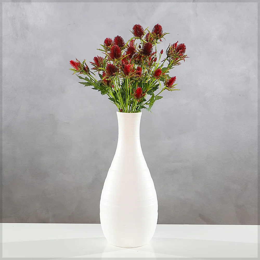 Artificial Thistle Flower Bunch(without vase)