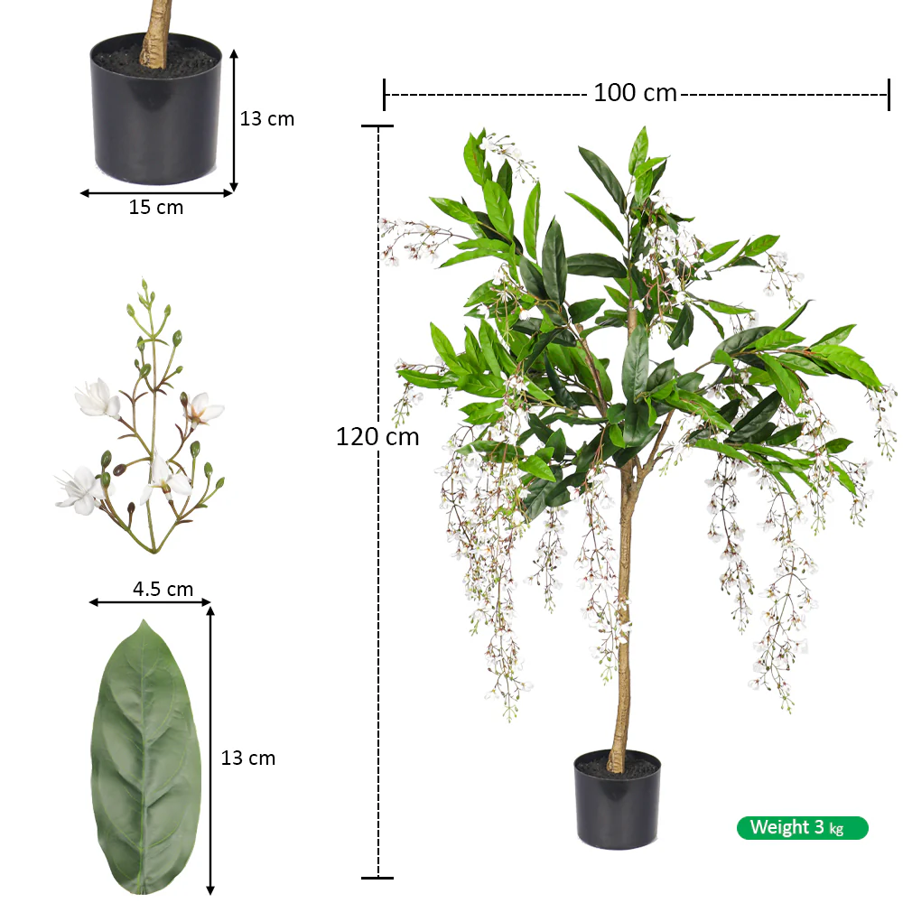 Artificial Trailing Jasmine Flower Plant - Image 7