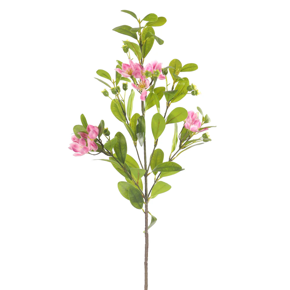 Artificial Tropical Peach Flower Single Branch(without vase) - Image 6
