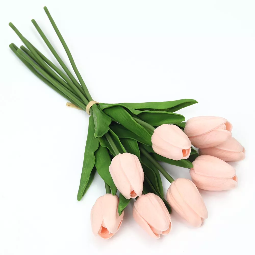 Artificial Tulip Flowers Single Bunch (without vase) - Image 12