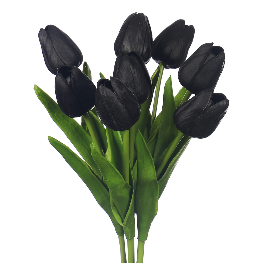 Artificial Tulip Flowers Single Bunch (without vase) - Image 15