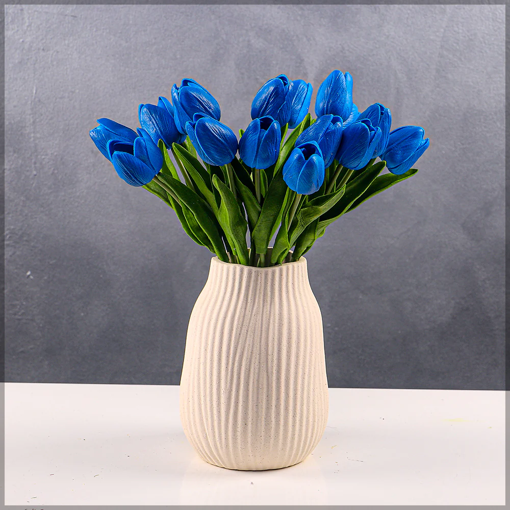Artificial Tulip Flowers Single Bunch (without vase) - Image 16