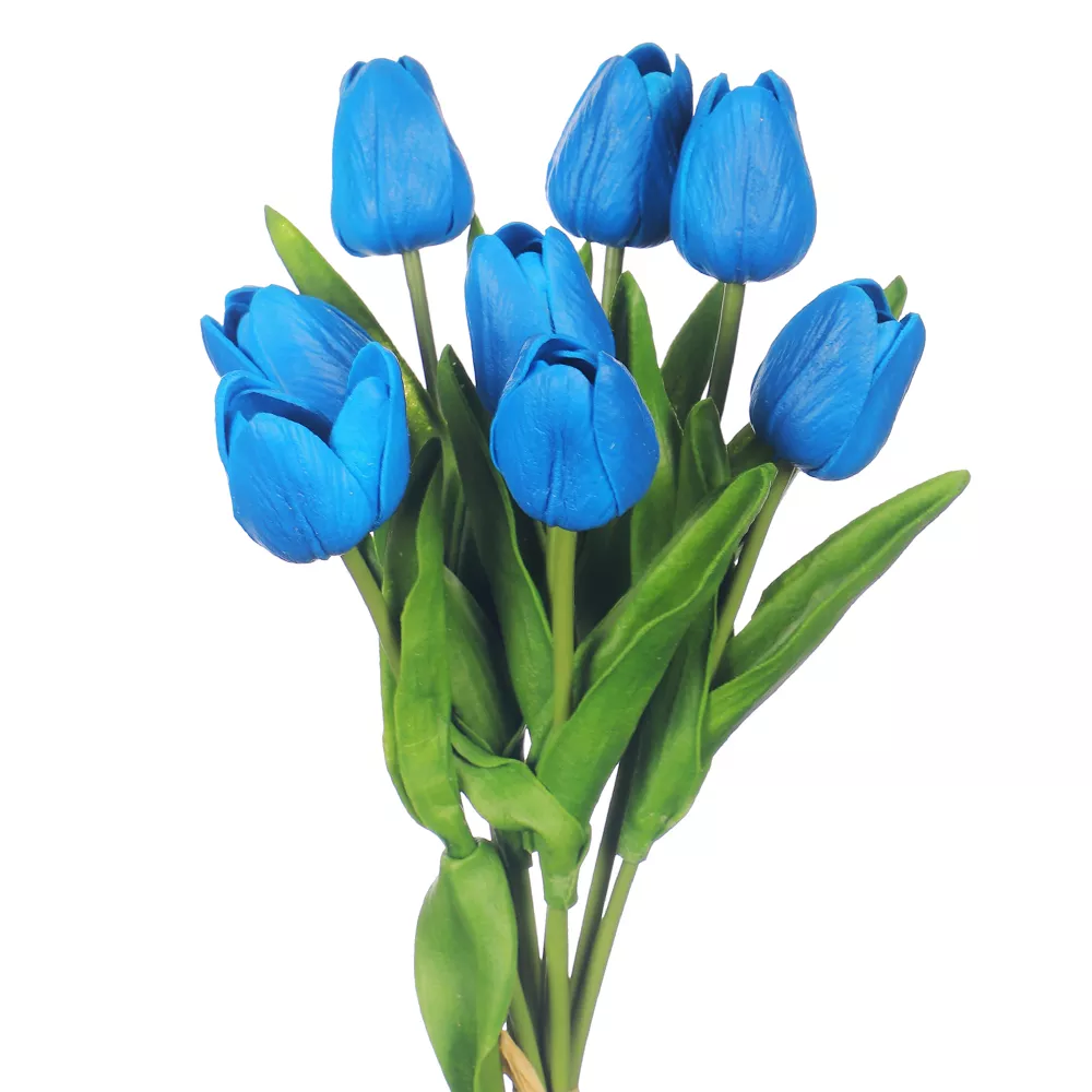 Artificial Tulip Flowers Single Bunch (without vase) - Image 18