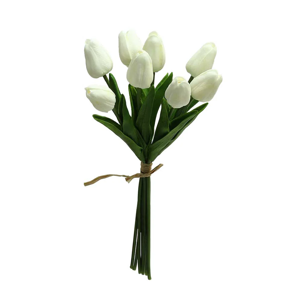 Artificial Tulip Flowers Single Bunch (without vase) - Image 4