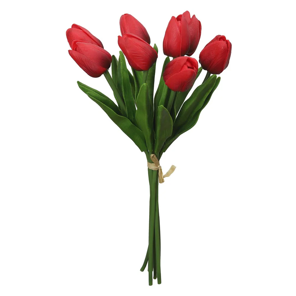 Artificial Tulip Flowers Single Bunch (without vase) - Image 8