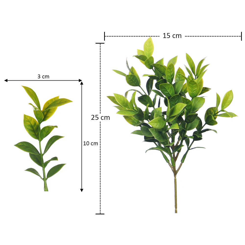 Artificial UV Resistant Green Bunch Leaves - Image 2