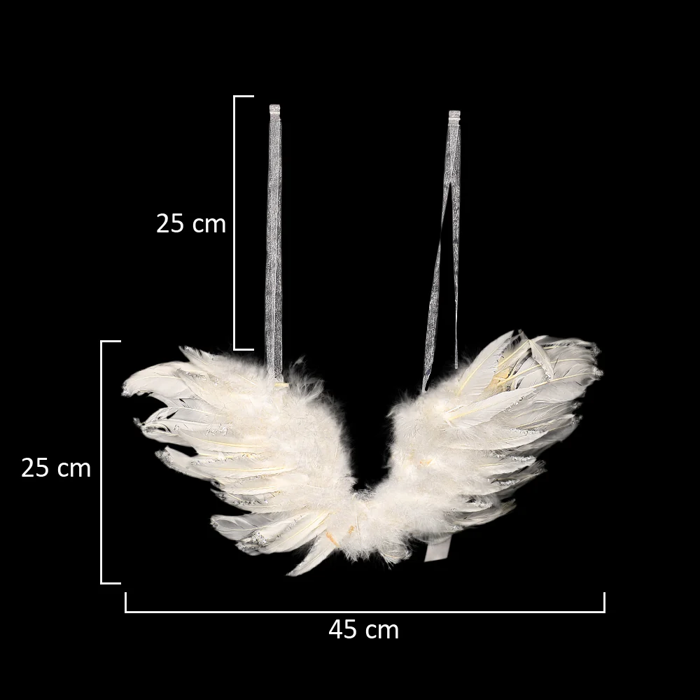 Artificial White Angel Wing - Image 2