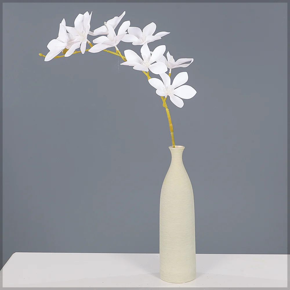 Artificial White Orchid Flower Stem - Image 4