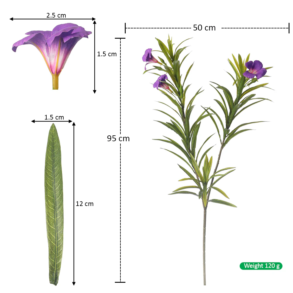 Artificial Willow Branch With 3 Head Flowers(without vase) - Image 6