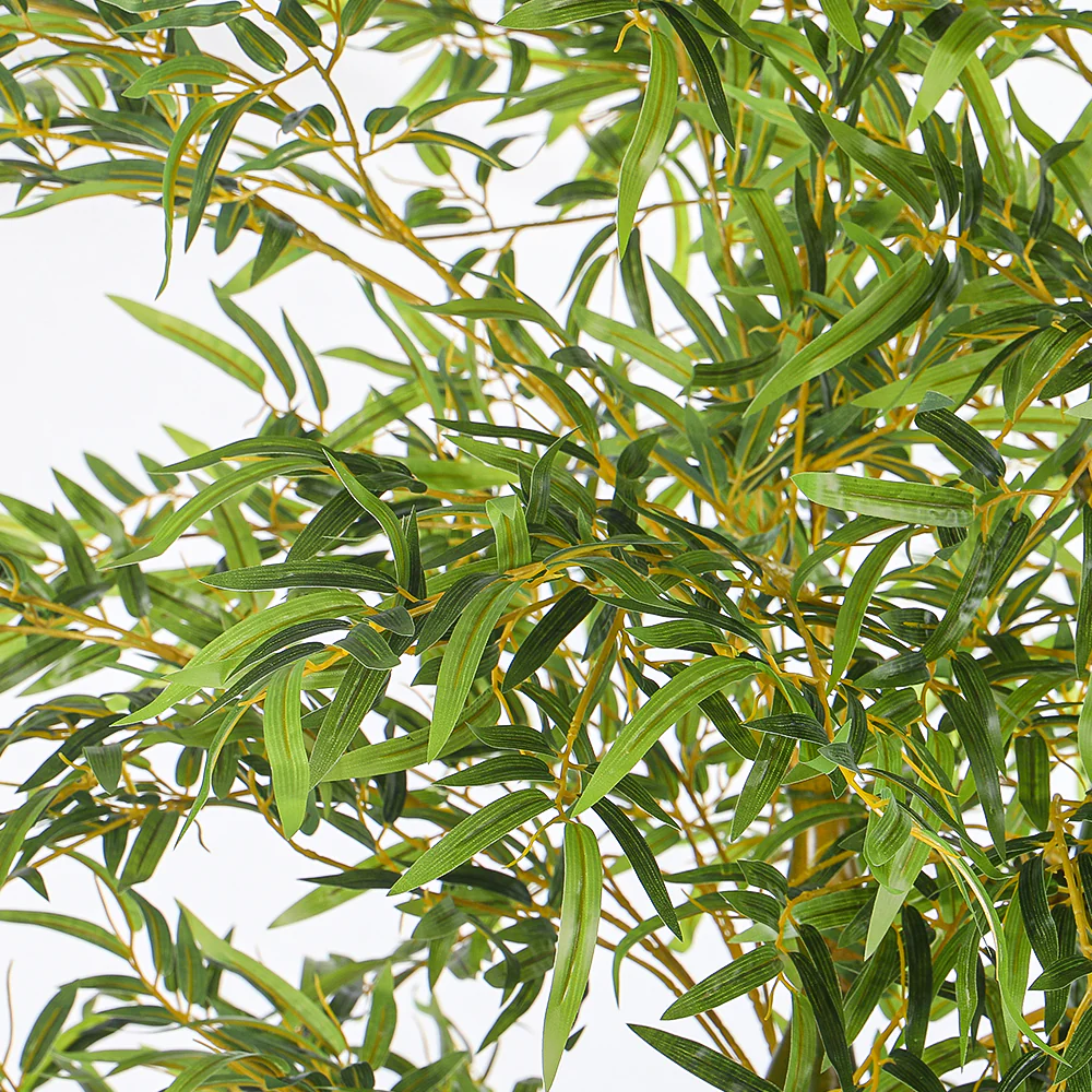 Artificial Yellow Green Bamboo 2.6m High - Image 5