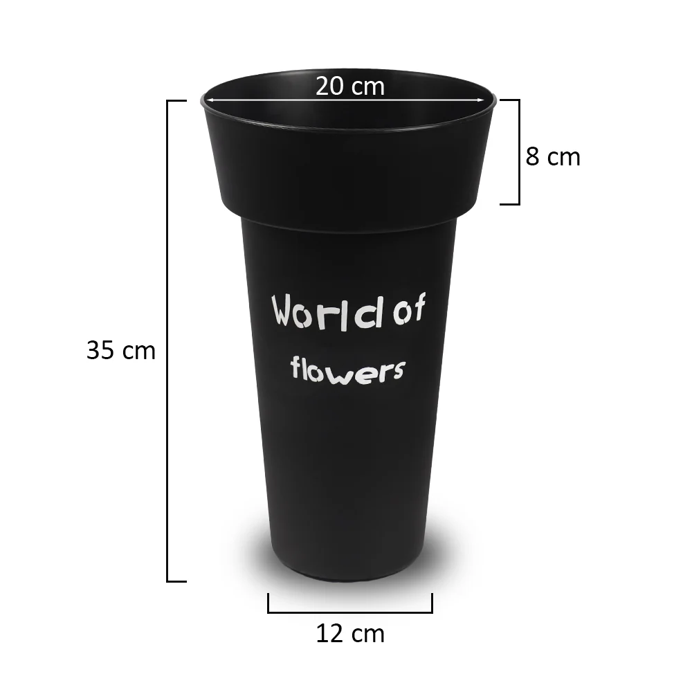 Plastic Flower Vase - Image 2