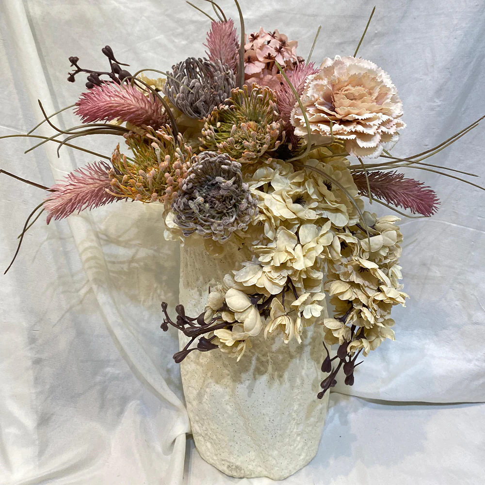Blush & Ivory Artificial Floral Arrangement for display purposes only (non-sale) - Image 13