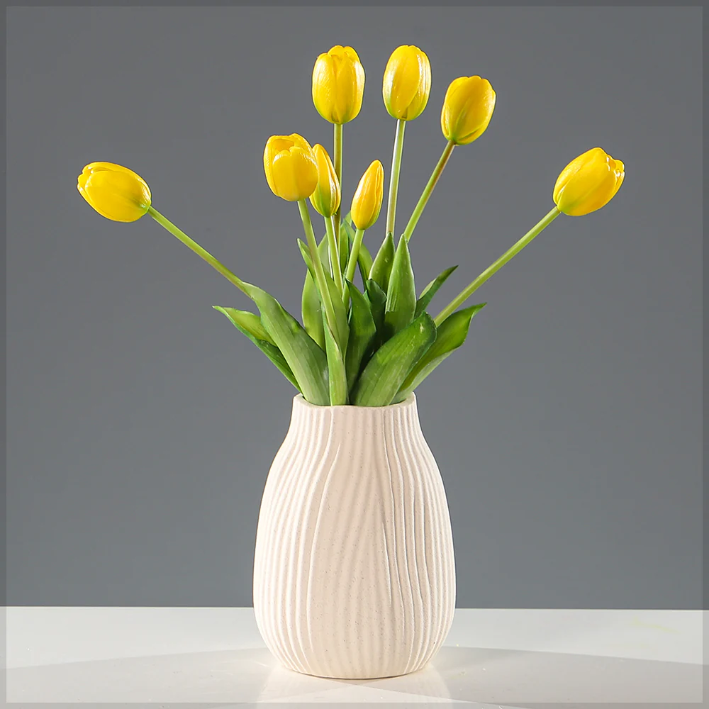 Bunch of 4 Artifical Tulips - Image 8