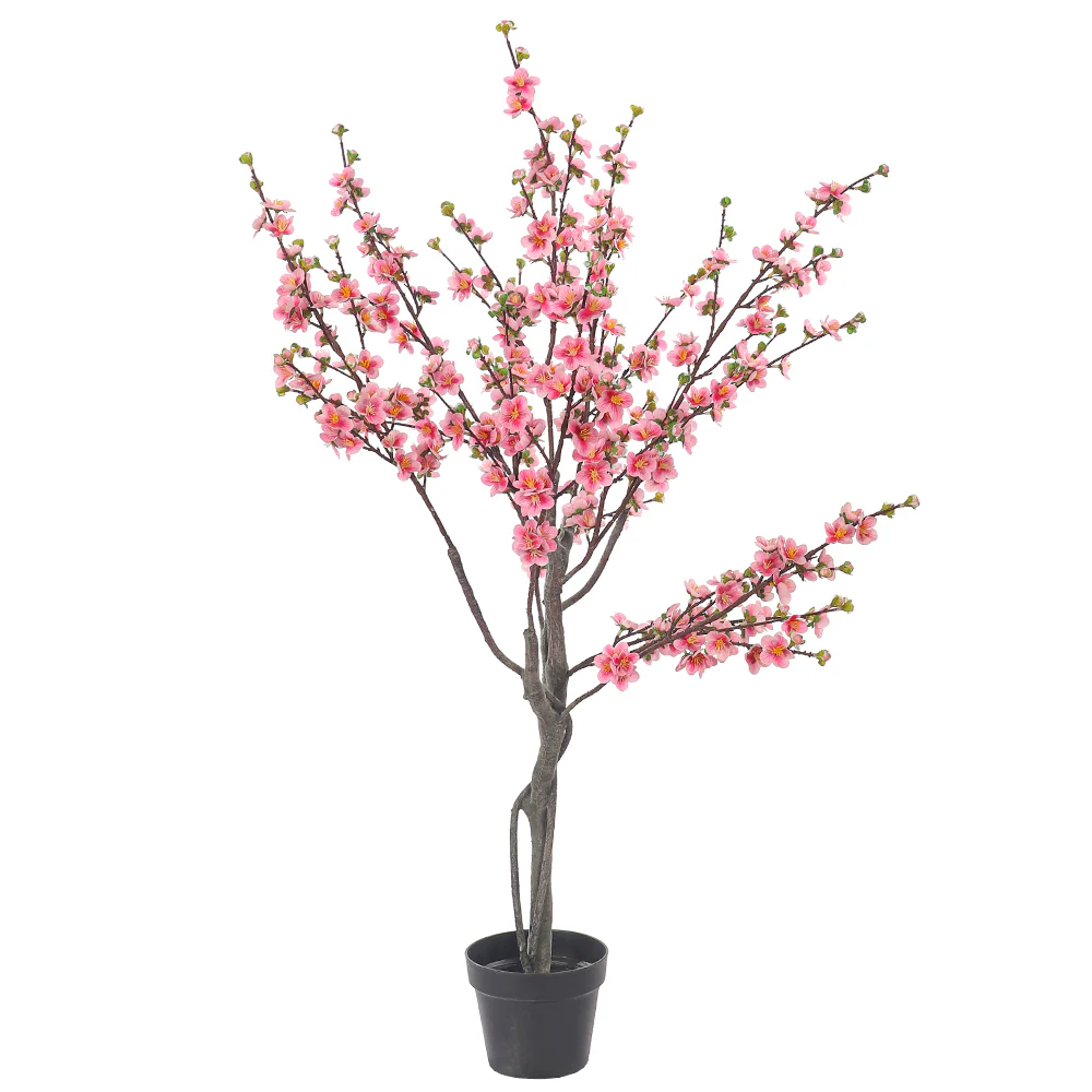 Cherry Blossom Artificial Tree(with black nursery pot) - Image 6