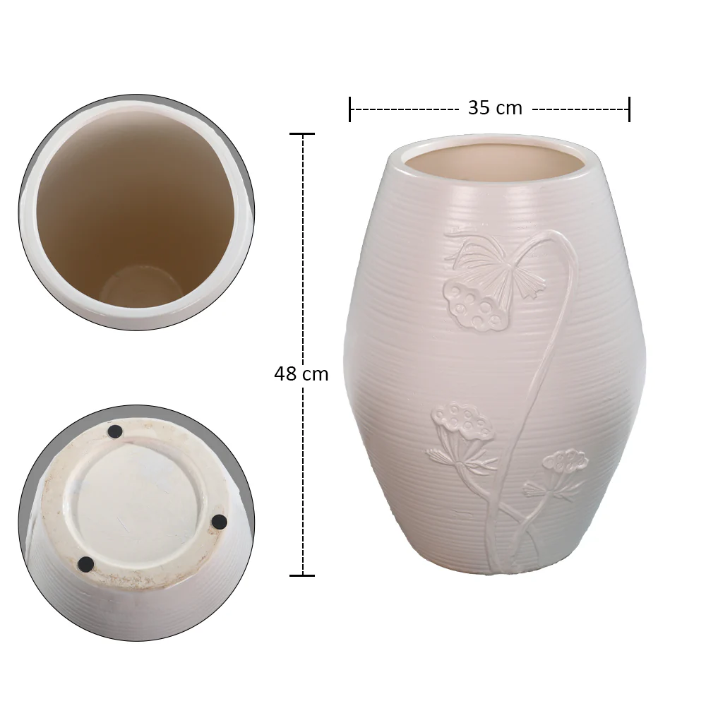 Chinese Ceramic Floor Vase - Image 6