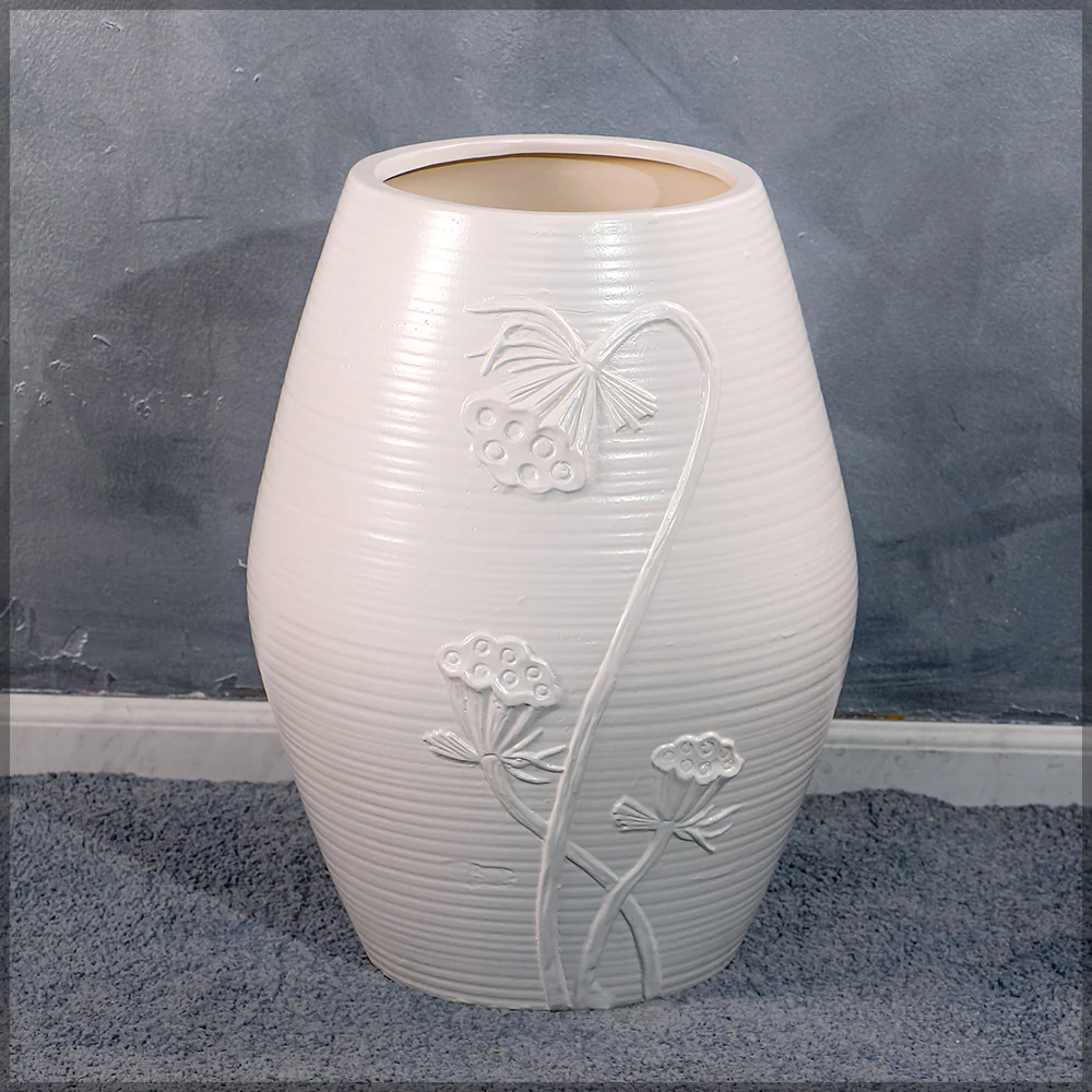 Chinese Ceramic Floor Vase - Image 7