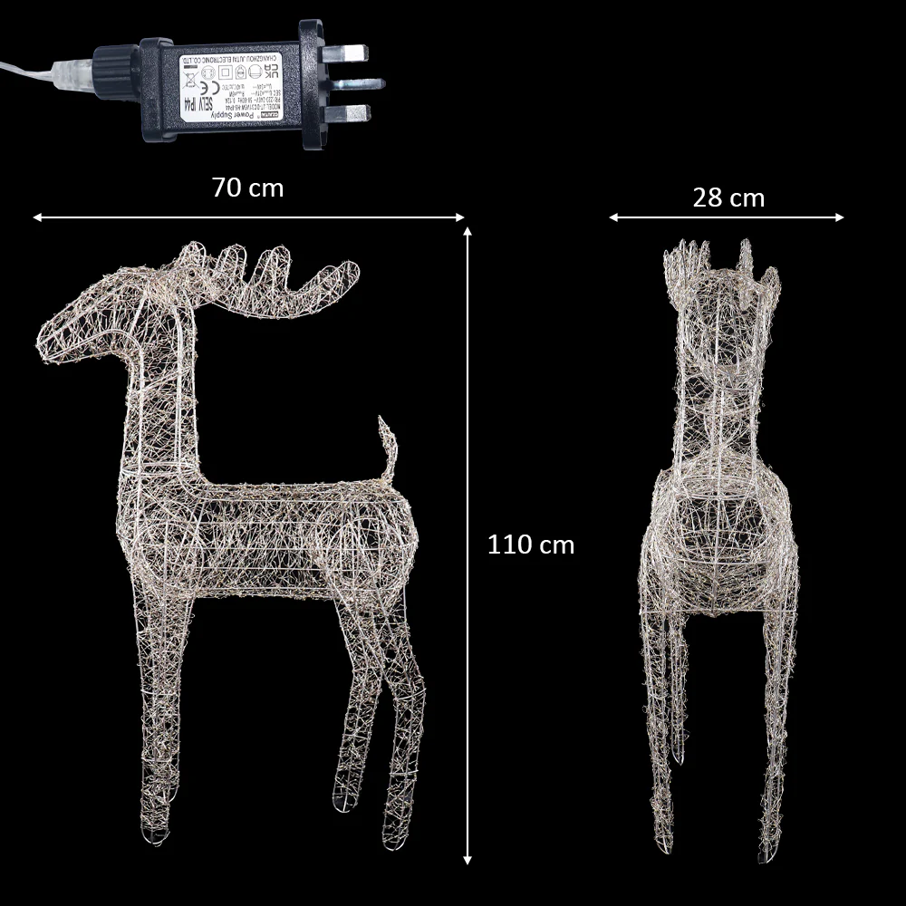Christmas Reindeer with Light - Image 9