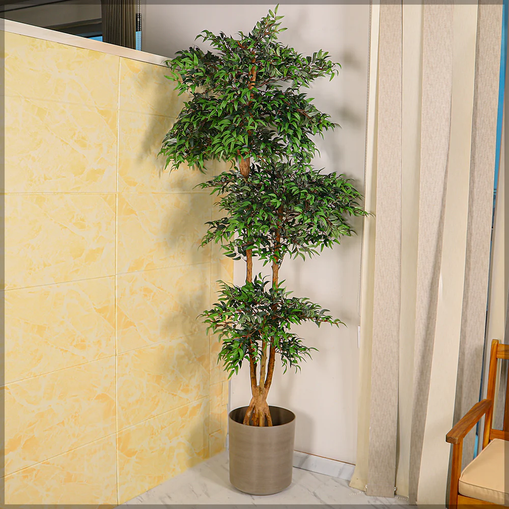 Coffee color plastic plant pots - Image 4