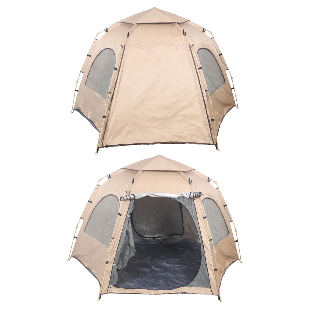 Cream Pop up Camping Tent with Carry Bag(Tent Only) - Image 10