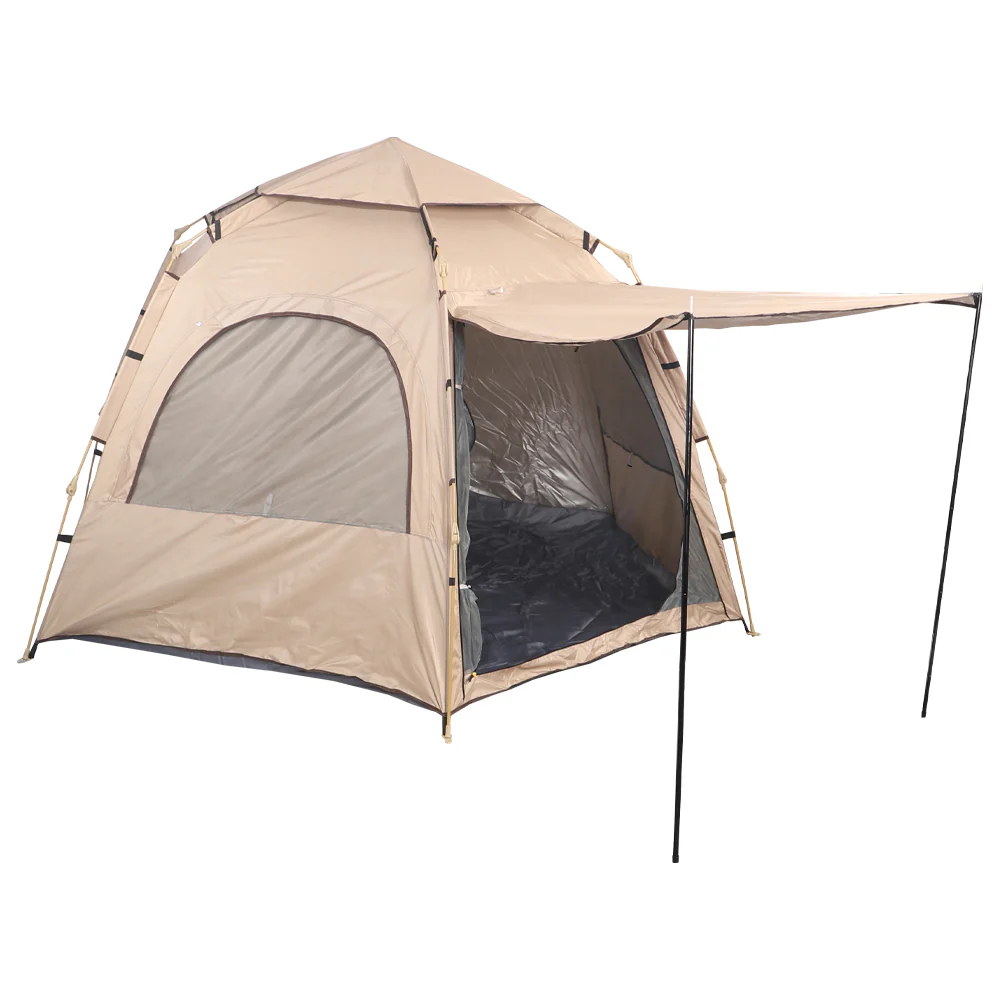 Cream Pop up Camping Tent with Carry Bag(Tent Only) - Image 2