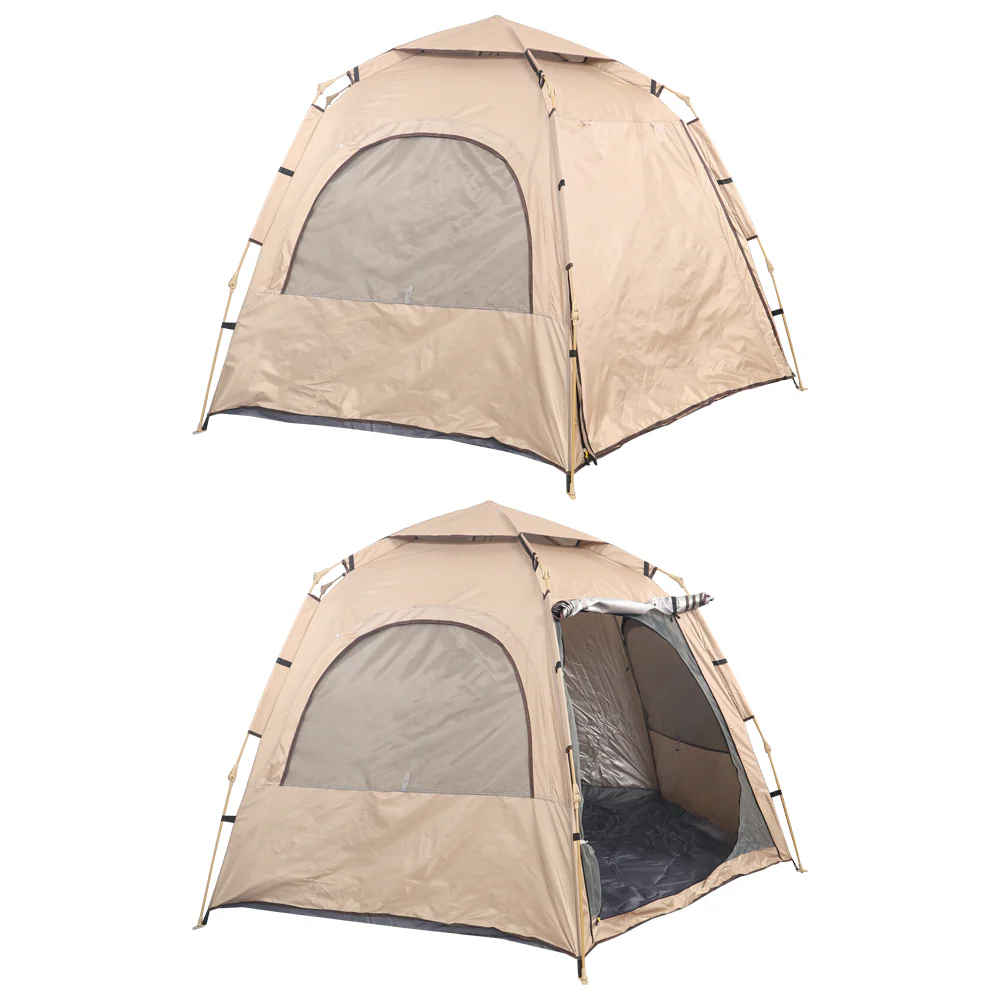 Cream Pop up Camping Tent with Carry Bag(Tent Only) - Image 4