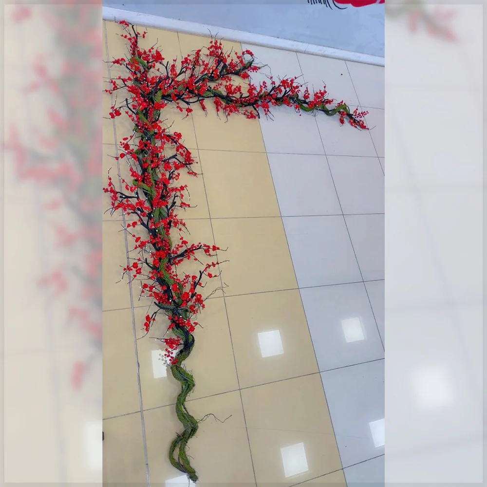 Crimson Berry Vine Garland for display purposes only (non-sale) - Image 3
