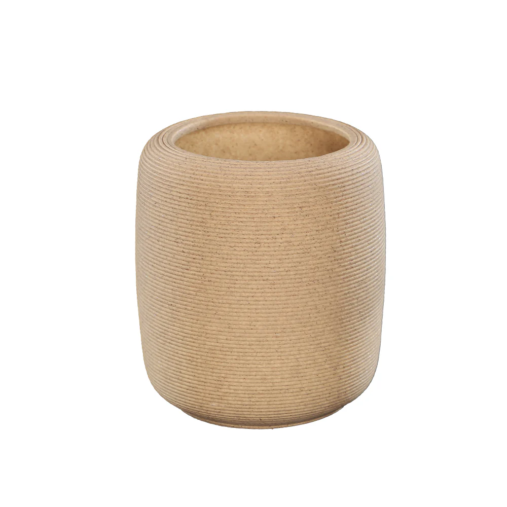 Cylindrical Modern Ceramic Vase - Image 3