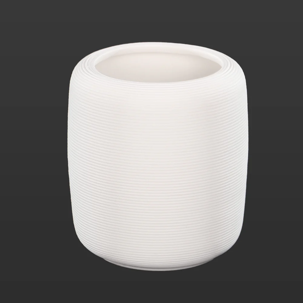 Cylindrical Modern Ceramic Vase - Image 7