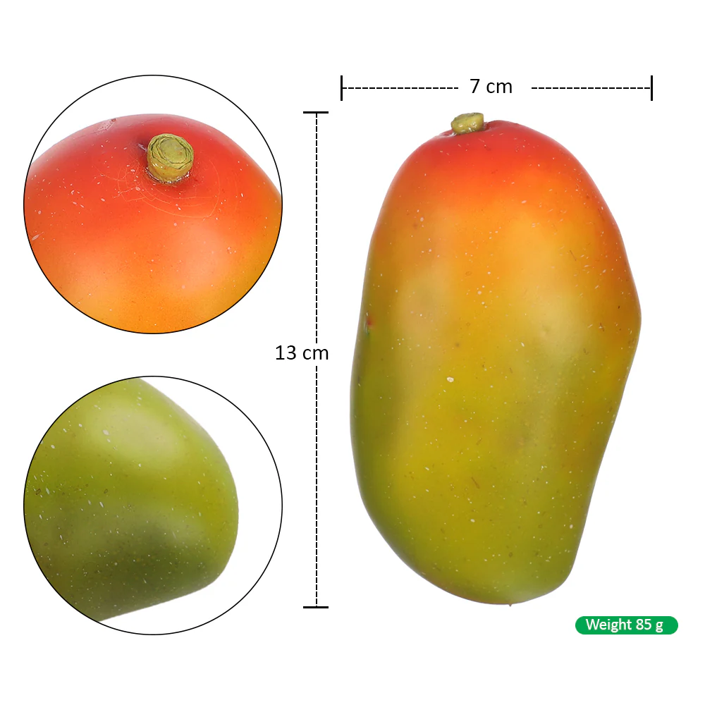 Decorative One Piece Artificial Vibrant Mango - Image 2