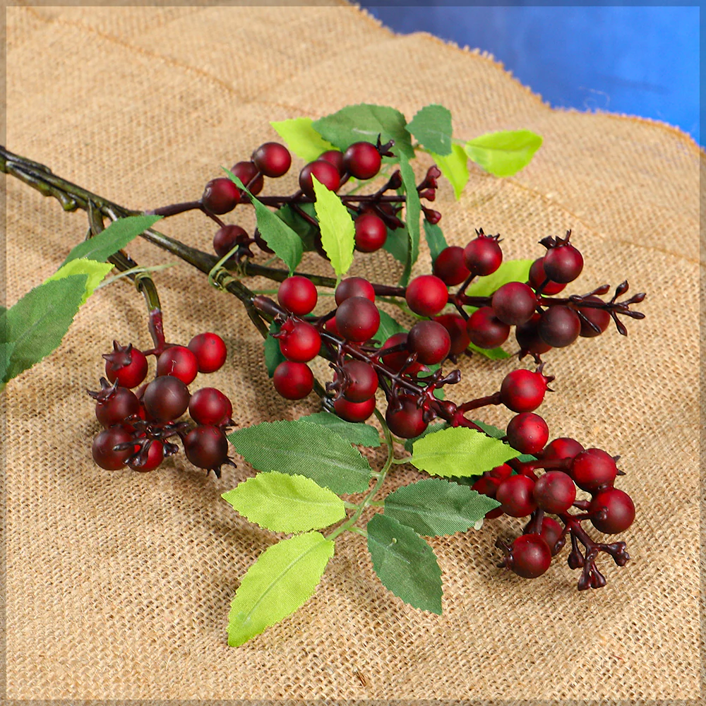 Decorative Berry Fruit Single Stem(without vase) - Image 3