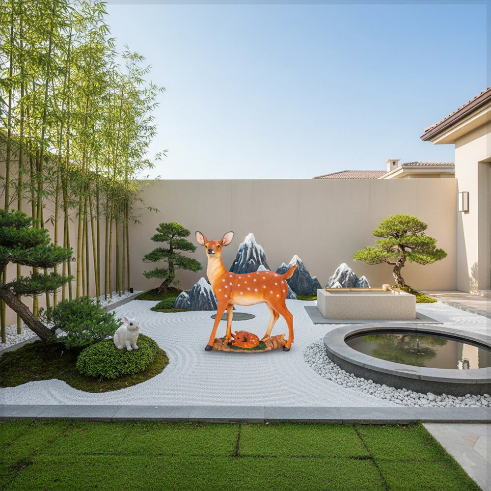 1 Piece Decorative Deer Statue (Deer Only)